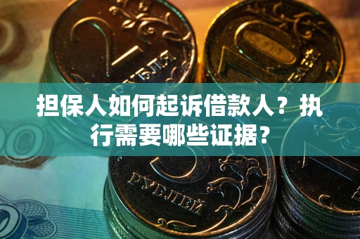 武汉担保人如何起诉借款人？执行需要哪些证据？