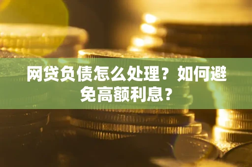 武汉网贷负债怎么处理？如何避免高额利息？