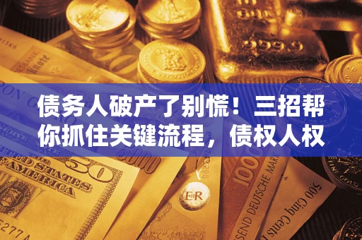 武汉债务人破产了别慌！三招帮你抓住关键流程，债权人权益不再缩水