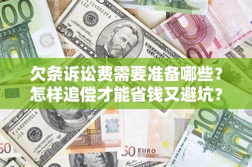 武汉欠条诉讼费需要准备哪些？怎样追偿才能省钱又避坑？
