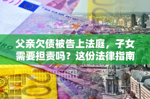 武汉父亲欠债被告上法庭，子女需要担责吗？这份法律指南必须看完