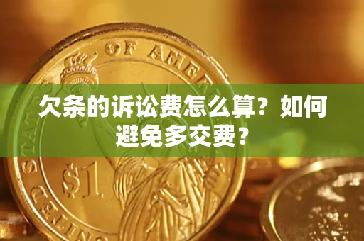 武汉欠条的诉讼费怎么算？如何避免多交费？