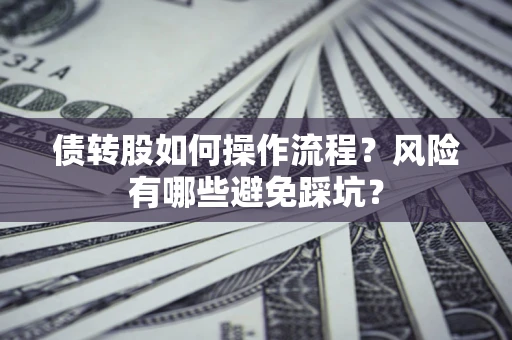 武汉债转股如何操作流程?风险有哪些避免踩坑? 武汉债转股如何操作流程?风险有哪些避免踩坑?