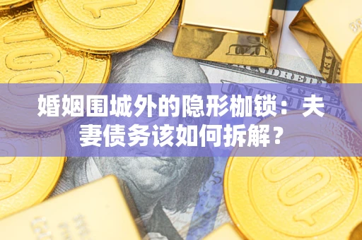 武汉婚姻围城外的隐形枷锁：夫妻债务该如何拆解？