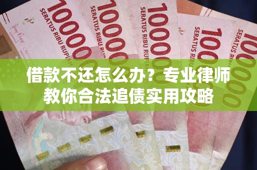 武汉借款不还怎么办？专业律师教你合法追债实用攻略