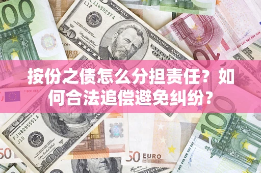 武汉按份之债怎么分担责任？如何合法追偿避免纠纷？